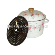 enamel steamer pot & Chinese enamelware